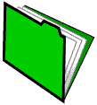 Green file folder